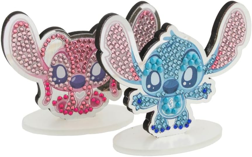 Buy Crystal Art Mirror Mag Buddies Stitch and Angel Pack of 2 | Yallatoys.com