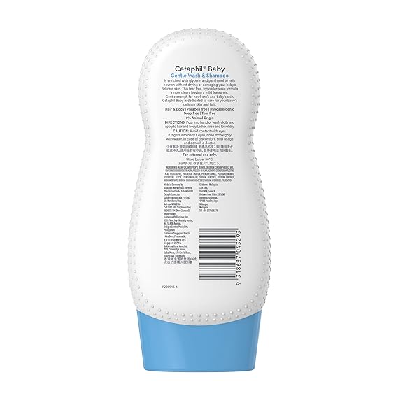 Cetaphil Baby Gentle Wash and Shampoo 230ml CETAPHIL Yallatoys