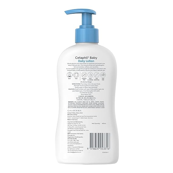 Cetaphil Baby Daily Lotion With Shea Butter 400ml CETAPHIL Yallatoys