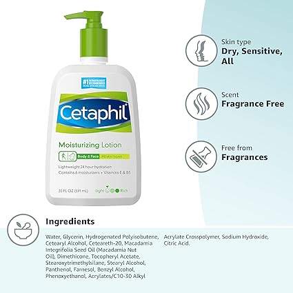 Cetaphil Moisturising Lotion Pump 237ml CETAPHIL Yallatoys