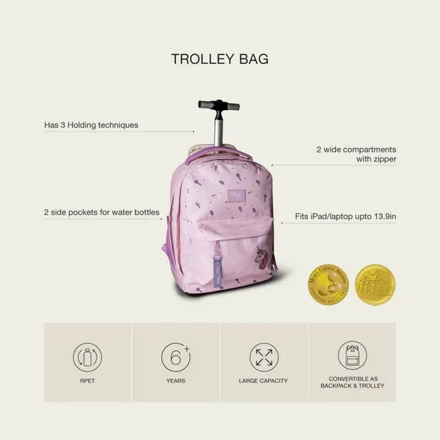 Buy Citron Ballerina Trolley Bag | Yallatoys.com
