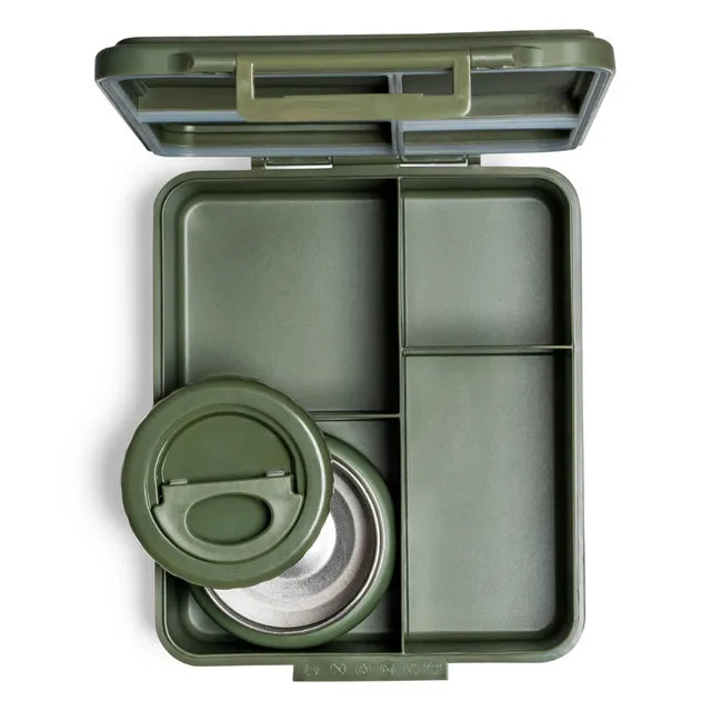 Buy Citron Grand 4 Compartment Lunch Box With Food Jar Tiger | Yallatoys.com