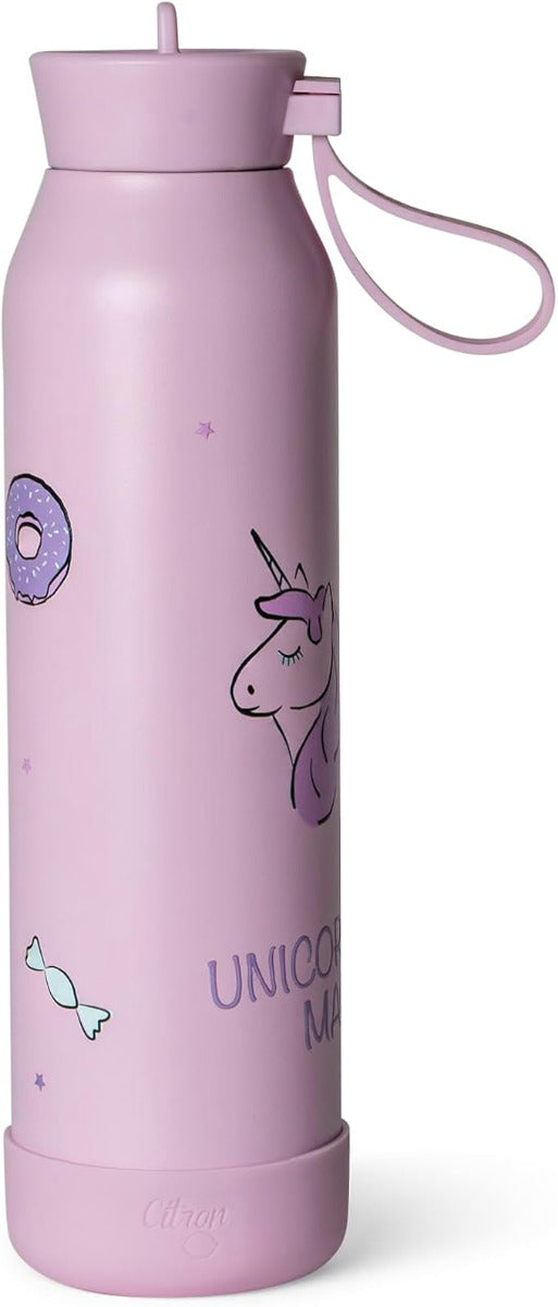 Buy Citron Stainless Steel Water Bottle Stormy Unicorn 500ml | Yallatoys.com