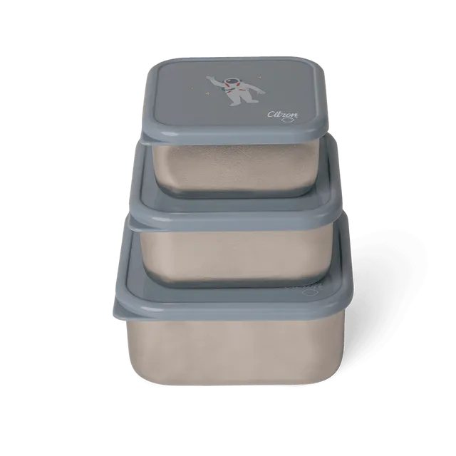 Buy Citron Spaceship Stainless Steel Stackable Lunchbox  | Yallatoys.com