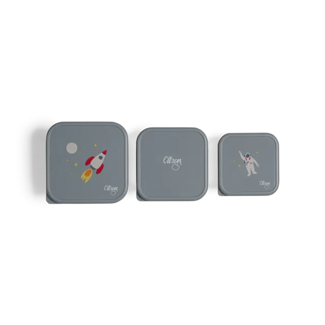 Buy Citron Spaceship Stainless Steel Stackable Lunchbox  | Yallatoys.com