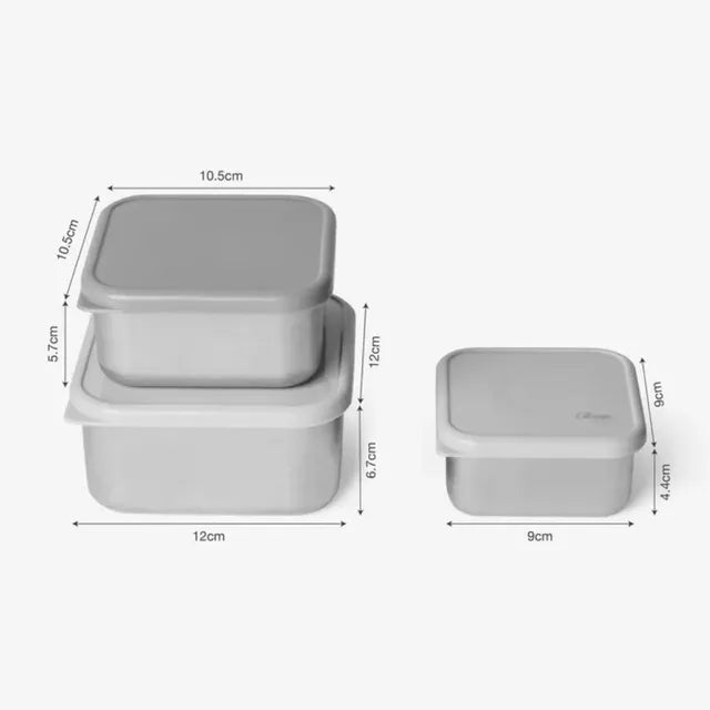 Buy Citron Spaceship Stainless Steel Stackable Lunchbox  | Yallatoys.com