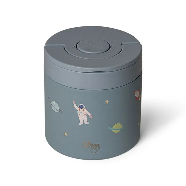 Buy Citron Stainless Steel Food Jar Spaceship 350ml | Yallatoys.com