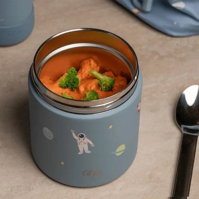 Buy Citron Stainless Steel Food Jar Spaceship 350ml | Yallatoys.com