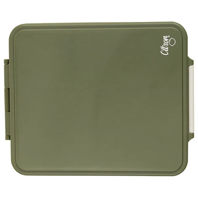 Buy Citron Grand Lunchbox with 4 Compartments And 1 Food Jar Olive Green | Yallatoys.com