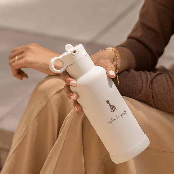 Buy Citron Stainless Steel Water Bottle Sophie la Girafe 500ml | Yallatoys.com