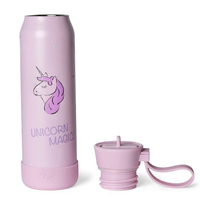 Buy Citron Stainless Steel Water Bottle Stormy Unicorn 350ml | Yallatoys.com