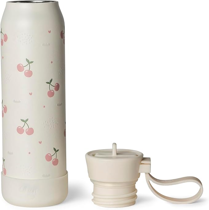 Buy Citron Stainless Steel Water Bottle Cherry 350ml | Yallatoys.com