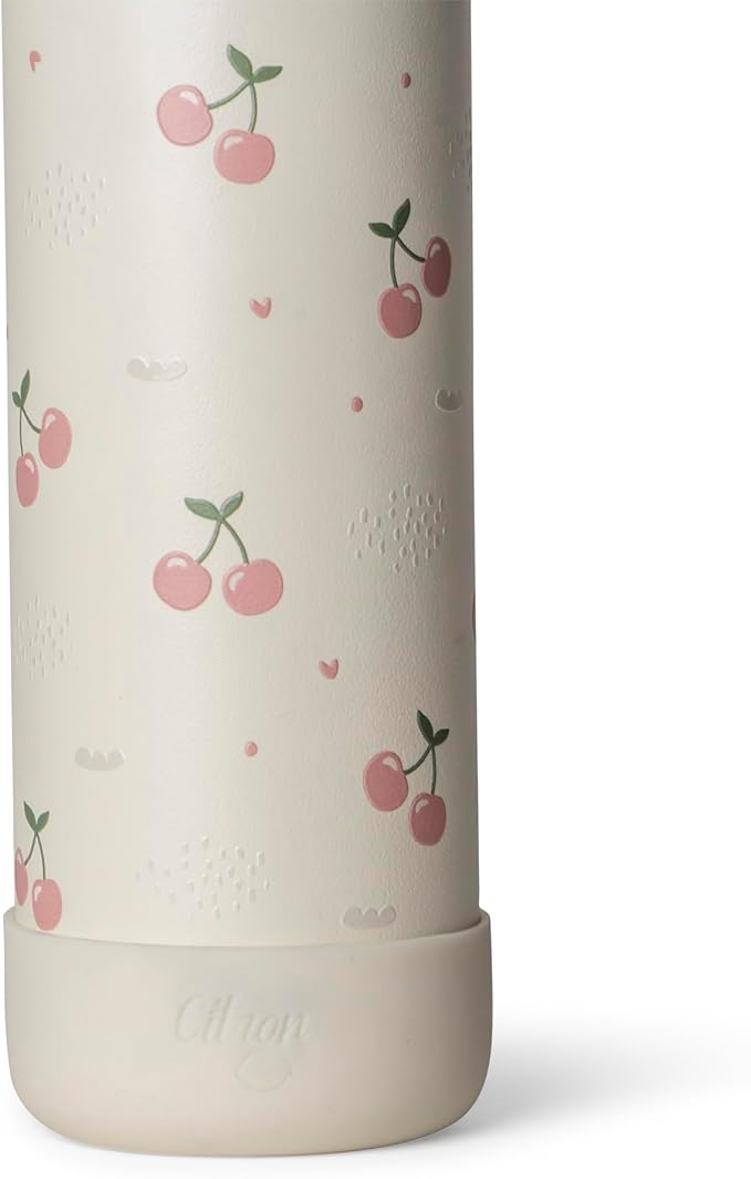 Buy Citron Stainless Steel Water Bottle Cherry 350ml | Yallatoys.com