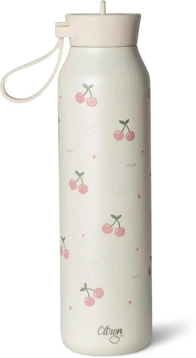 Buy Citron Stainless Steel Water Bottle Cherry 500ml | Yallatoys.com