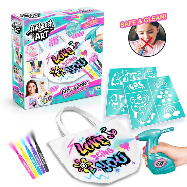 Buy Canal Toys Airbrush Art Fashion Design Kit | Yallatoys.com