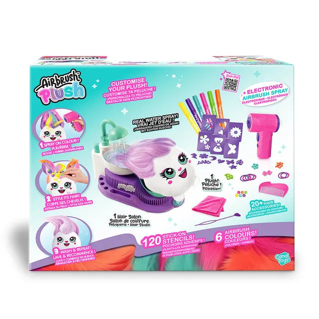 Buy Canal Toys Airbrush Plush Hair Iffic Hair Style Salon Kit | Yallatoys.com