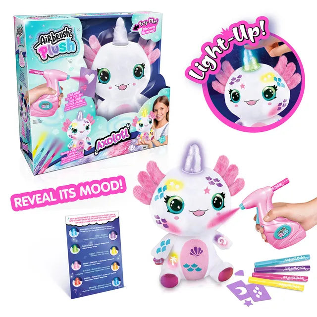 Buy Canal Toys Airbrush Plush Axolotlcorn Light Up Kit | Yallatoys.com