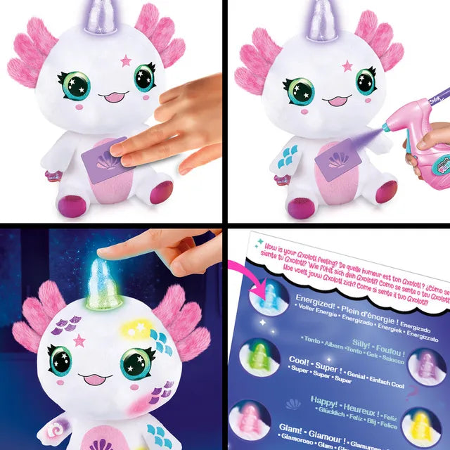 Buy Canal Toys Airbrush Plush Axolotlcorn Light Up Kit | Yallatoys.com