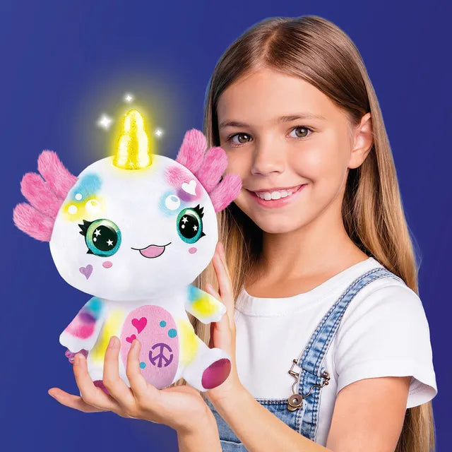 Buy Canal Toys Airbrush Plush Axolotlcorn Light Up Kit | Yallatoys.com