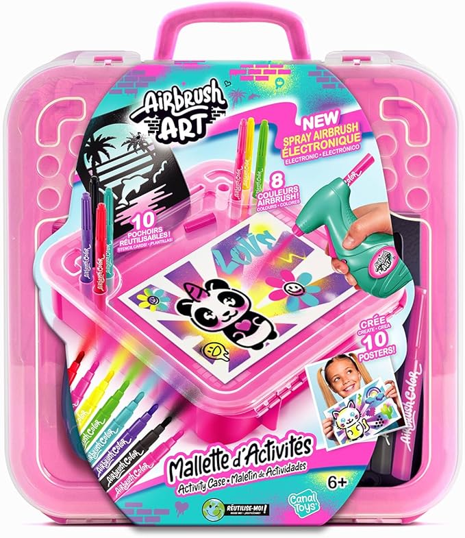 Buy Canal Toys Airbrush Art Activity Case | Yallatoys.com