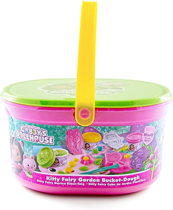 Buy Gabbys Dollhouse Kitty Fairy Garden Bucket Set | Yallatoys.com