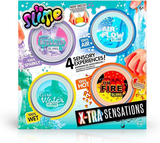 Buy Canal Toys SO Slime DIY Xtra Sensation Multipack of 4 | Yallatoys.com