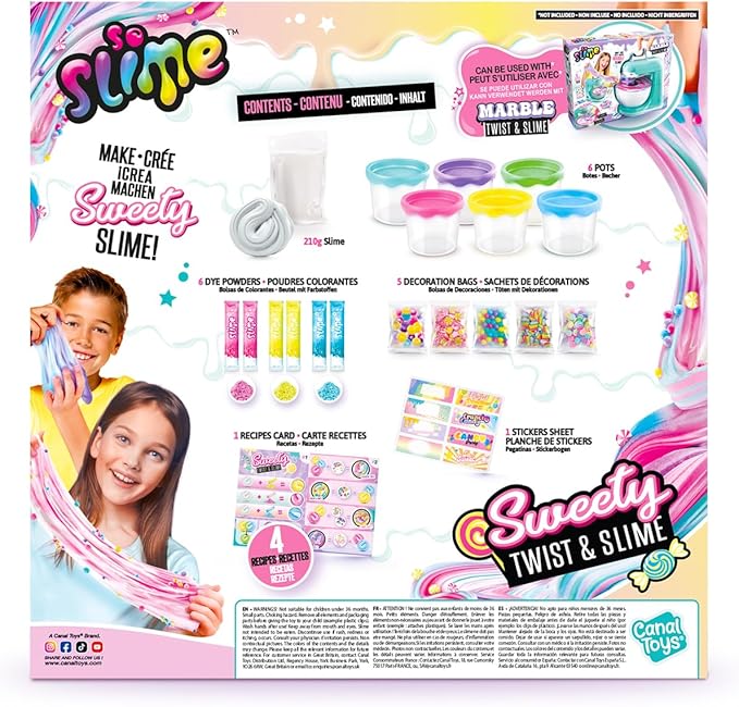 Buy Canal Toys Twist And Slime Sweety set | Yallatoys.com