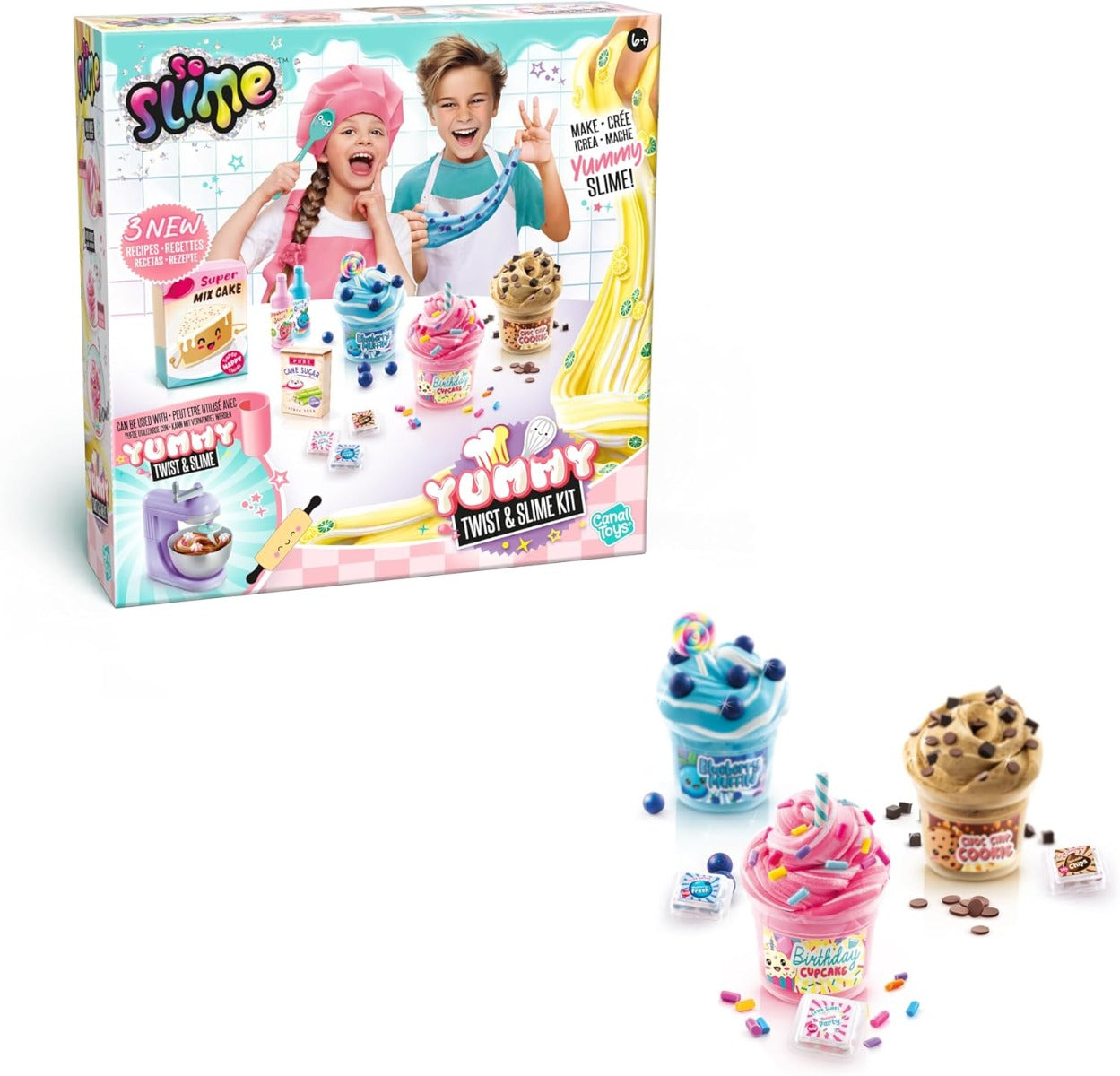 Buy Canal Toys So Slime Yummy Twist and Slime 3 Pack | Yallatoys.com