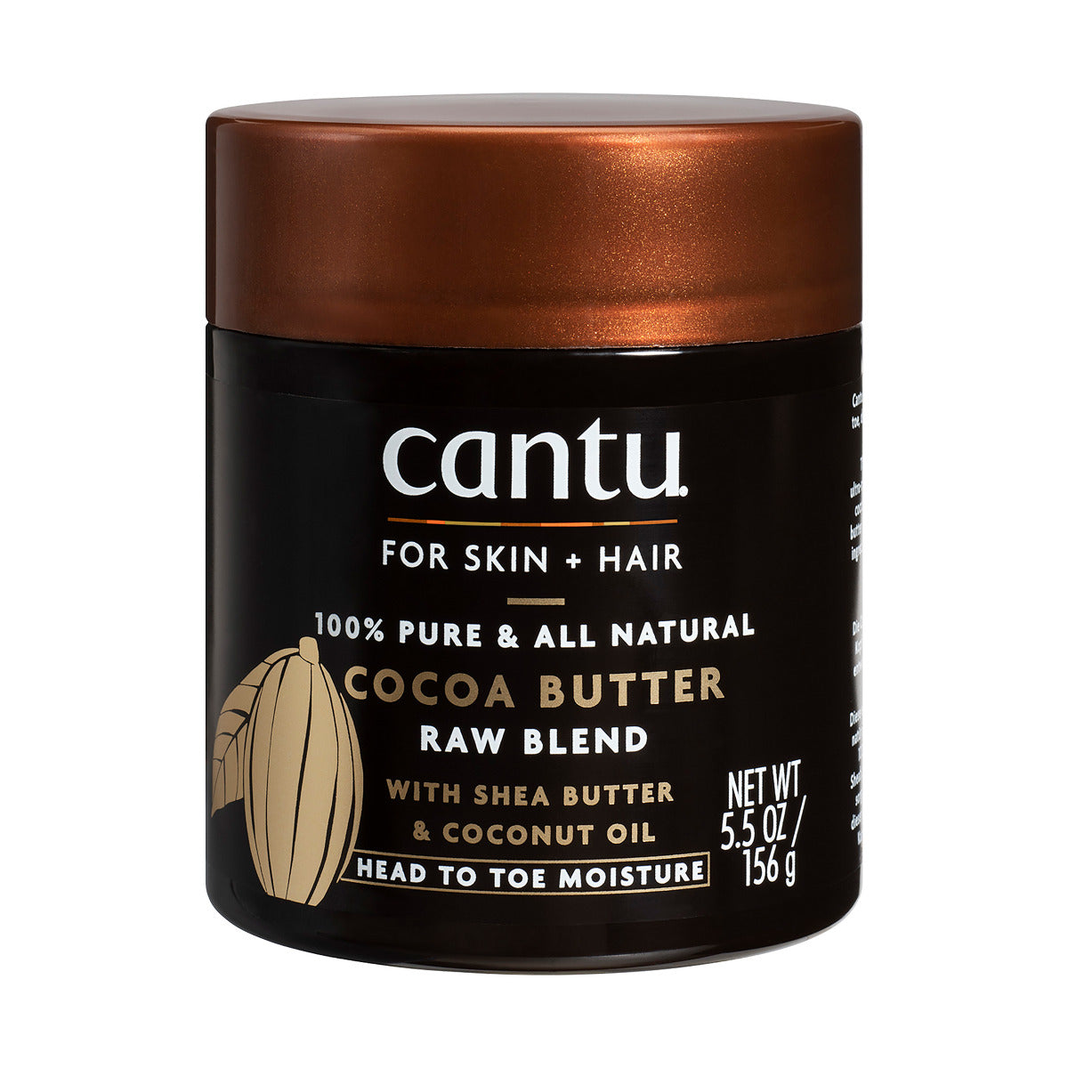 Cantu Pure Cocoa Butter Coconut Oil Raw 156g Cantu Yallatoys