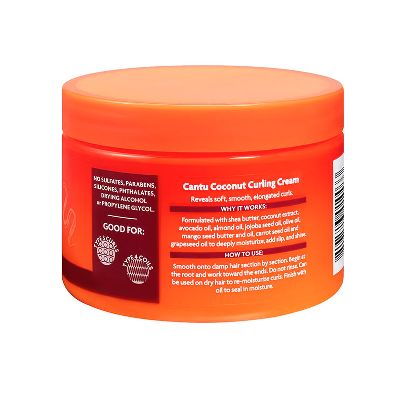 Cantu Coconut Curling Cream with Shea Butter for Natural Hair 340g Cantu Yallatoys