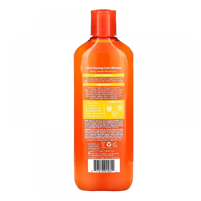 Cantu Cleansing Cream Shampoo with Shea Butter for Natural Hair 400ml Cantu Yallatoys