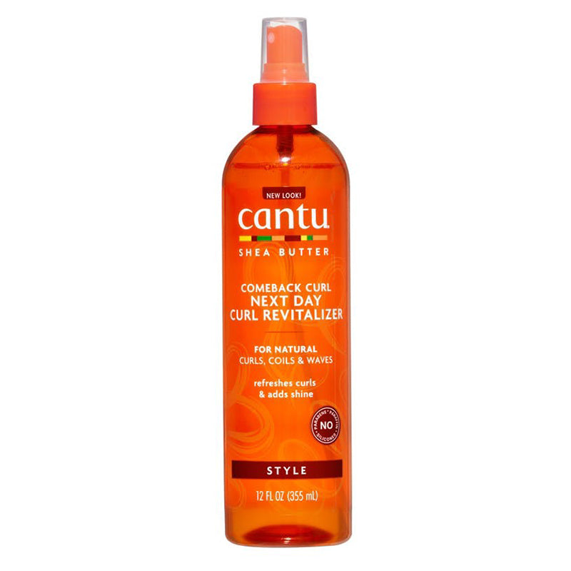 Cantu Comeback Curl Next Day Curl Revitalizer Mist with Shea Butter for Natural Hair 355ml Cantu Yallatoys