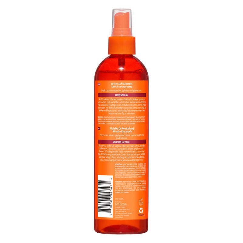 Cantu Comeback Curl Next Day Curl Revitalizer Mist with Shea Butter for Natural Hair 355ml Cantu Yallatoys