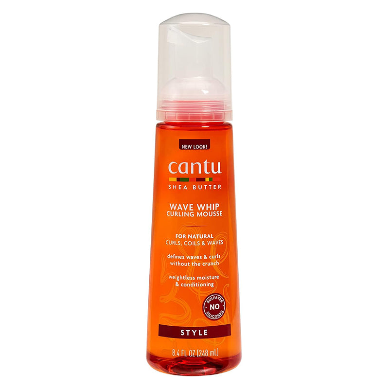 Cantu Wave Whip Curling Mousse with Shea Butter for Natural Hair 248ml Cantu Yallatoys
