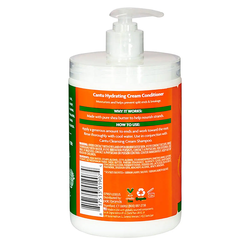 Cantu Sulfate Free Hydrating Cream Conditioner with Shea Butter for Natural Hair 709g Cantu Yallatoys