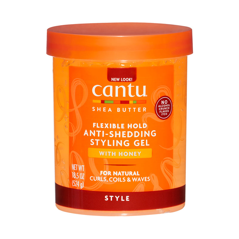 Cantu Shea Butter Maximum Hold Anti Shedding Styling Gel with Honey 524g Cantu Yallatoys