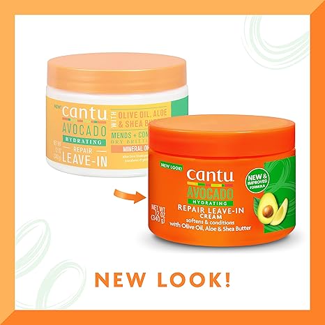 Cantu Avocado Hydrating Repair Leave In Conditioning Cream 340g Cantu Yallatoys