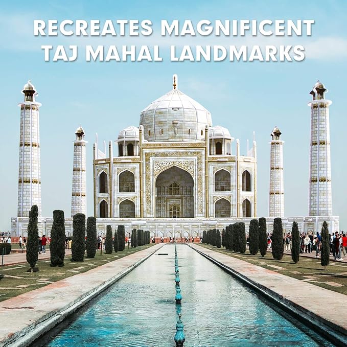 Buy CubicFun National Geographic 3D Puzzle Taj Mahal Building Model Kit 87pcs | Yallatoys.com