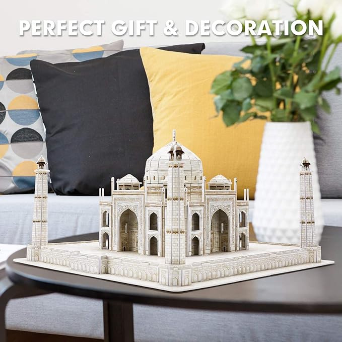 Buy CubicFun National Geographic 3D Puzzle Taj Mahal Building Model Kit 87pcs | Yallatoys.com