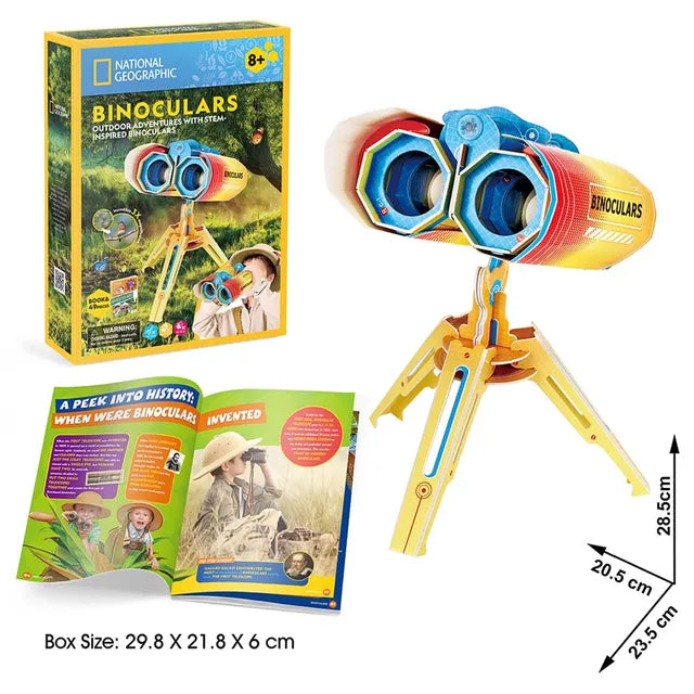 Buy Cubicfun National Geographic 3D Puzzle Binoculars 49 Pcs | Yallatoys.com