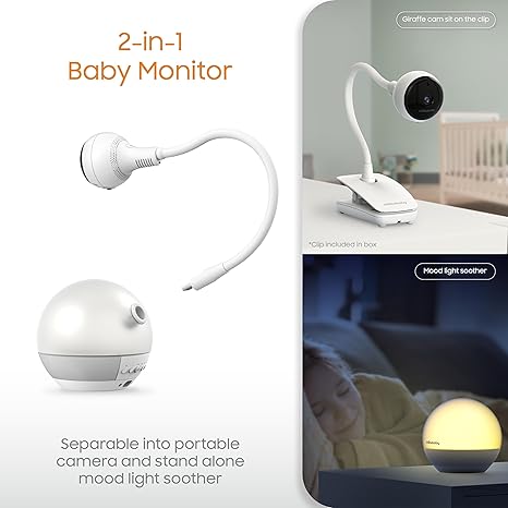 Chillax Baby Mood Pro 2 In 1 Baby Monitor With Camera And Audio Chillaxbaby Yallatoys