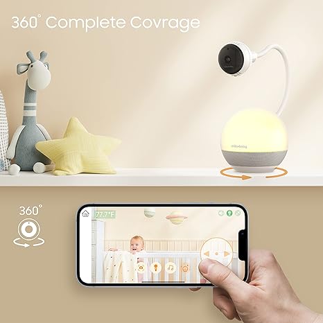Chillax Baby Mood Pro 2 In 1 Baby Monitor With Camera And Audio Chillaxbaby Yallatoys