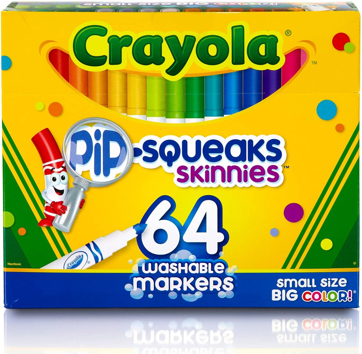 Buy Crayola Pip-Squeaks Skinnies 64 Washable Markers | Yallatoys.com