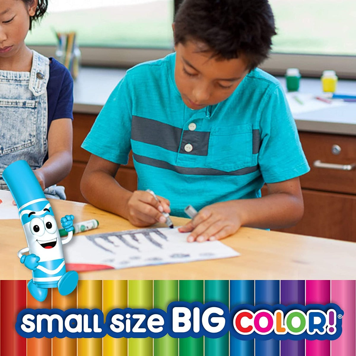 Buy Crayola Pip-Squeaks Skinnies 64 Washable Markers | Yallatoys.com