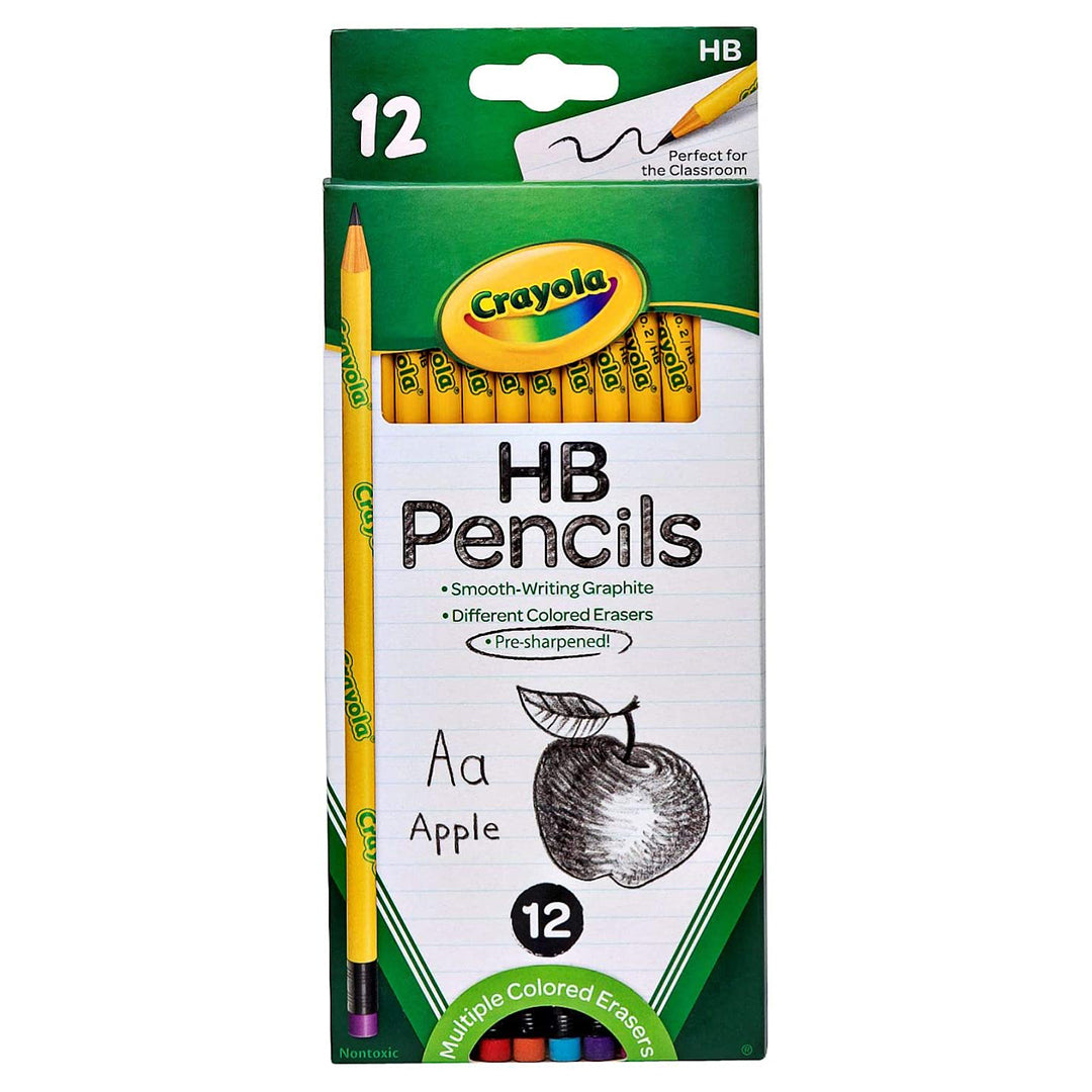 Buy Crayola Pencils 12ct Wood Pencils Back to School Supplies | Yallatoys.com