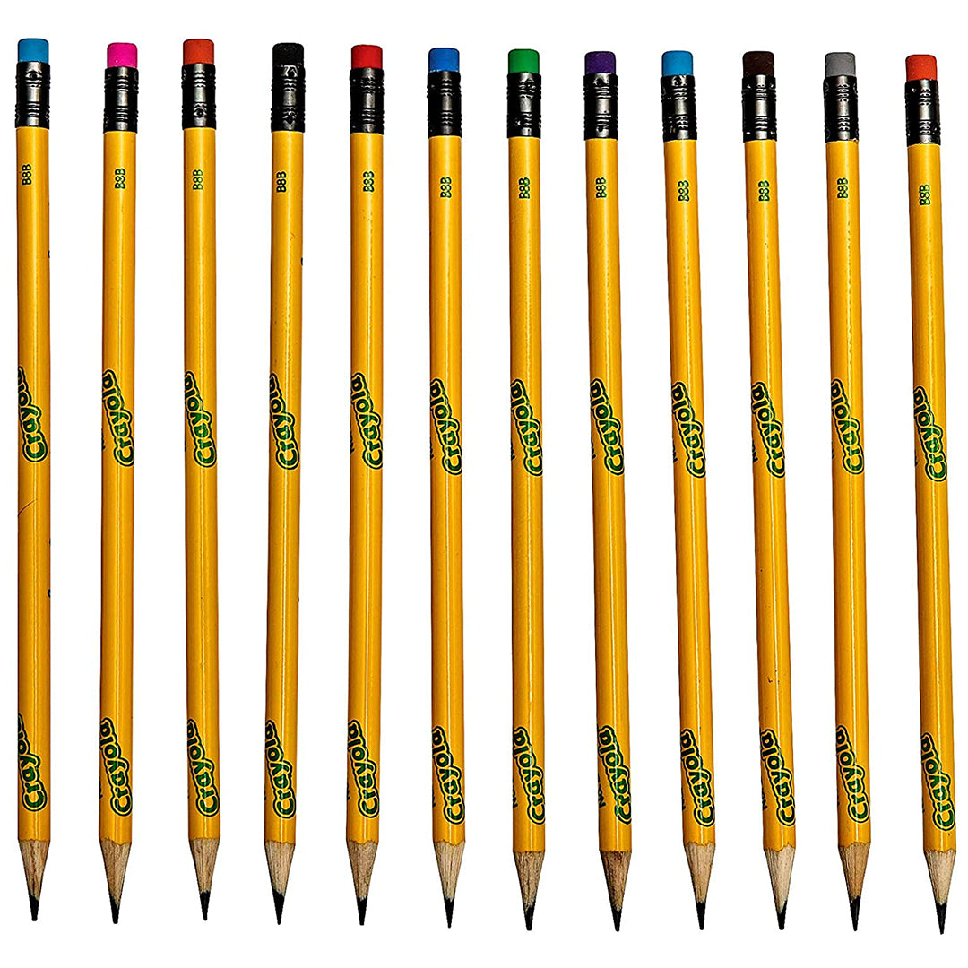 Buy Crayola Pencils 12ct Wood Pencils Back to School Supplies | Yallatoys.com
