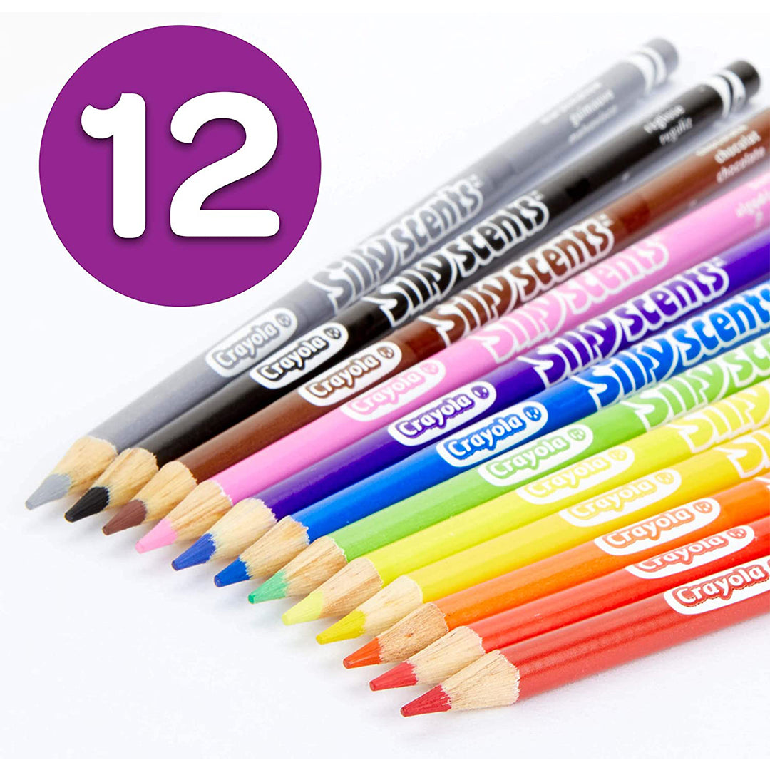Buy Crayola Silly Scents 12 Scented Colored Pencils | Yallatoys.com