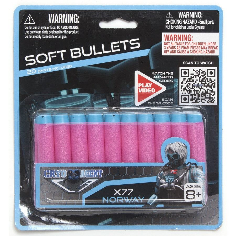 Buy Cryo Agent Soft Dart Refill 20 Pack | Yallatoys.com