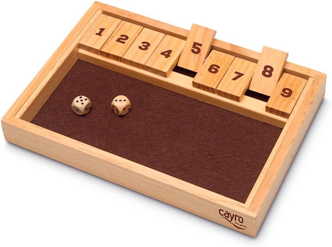Buy Cayro Wooden Shut The Box Puzzle Game | Yallatoys.com