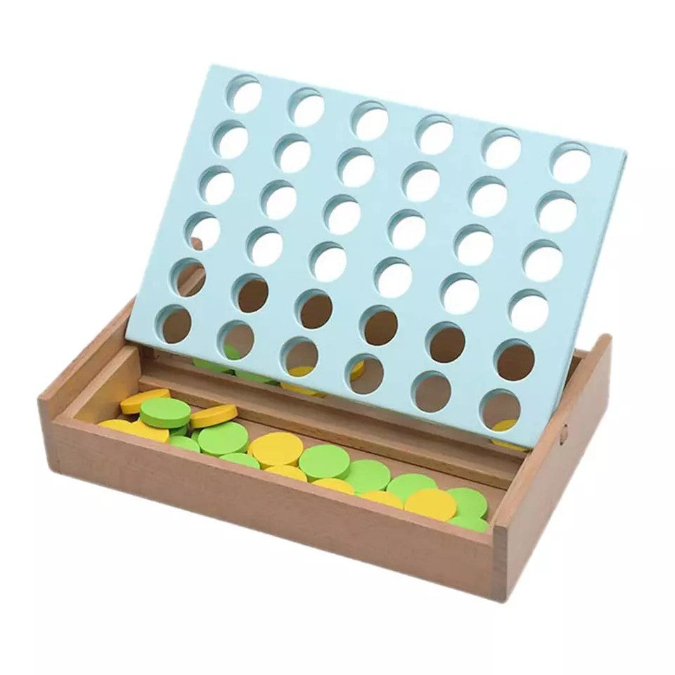 Buy Cayro Four in a Row Wood Board Game | Yallatoys.com